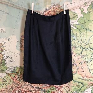 Vintage 100% Silk Pencil Skirt